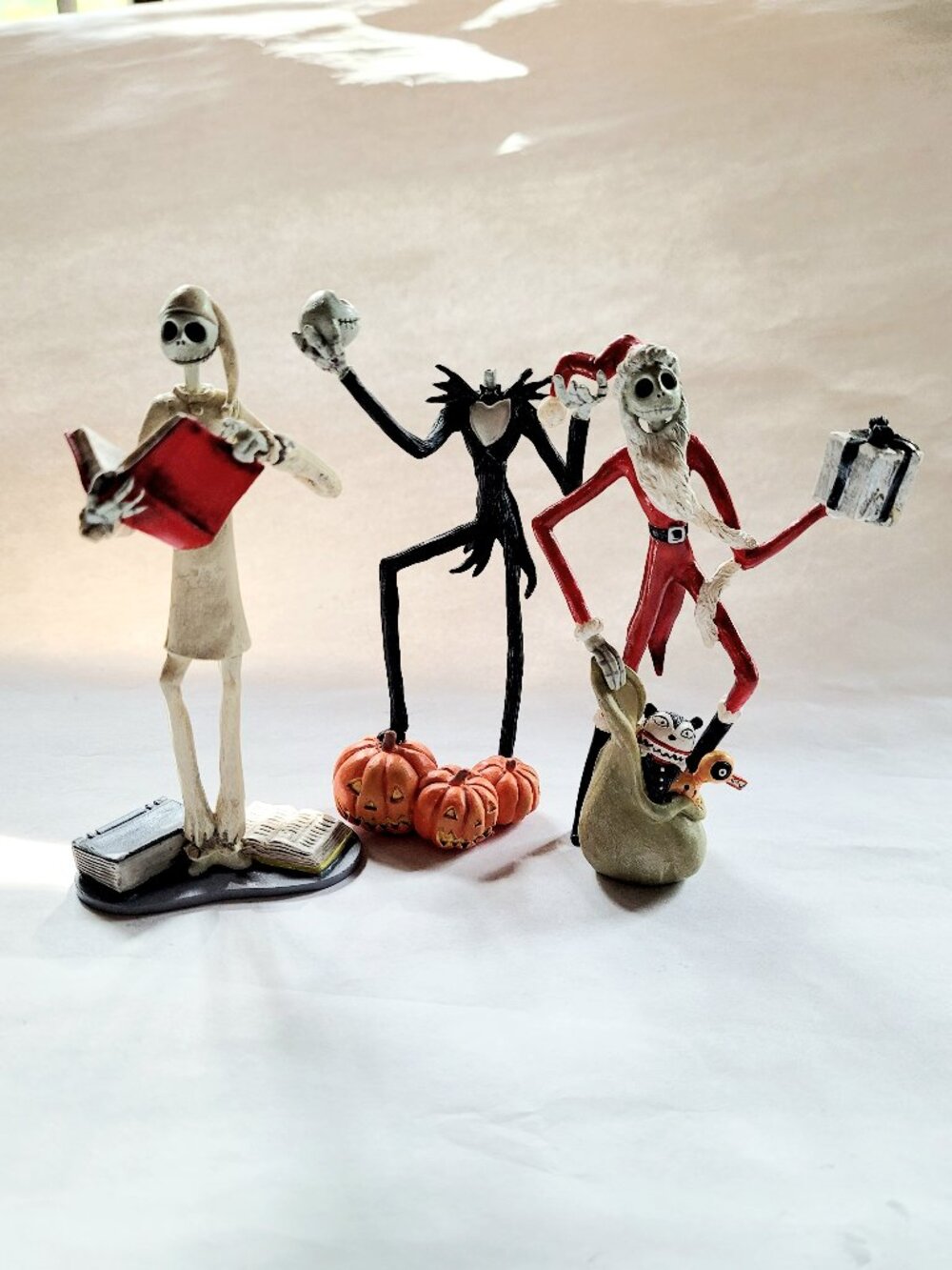 VTG 1993 Nightmare Before Xmas Jack Skellington Resin Figurines